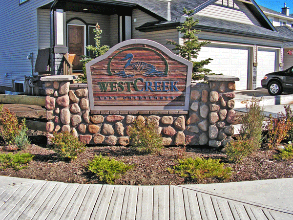 Westcreek Entrance Sign