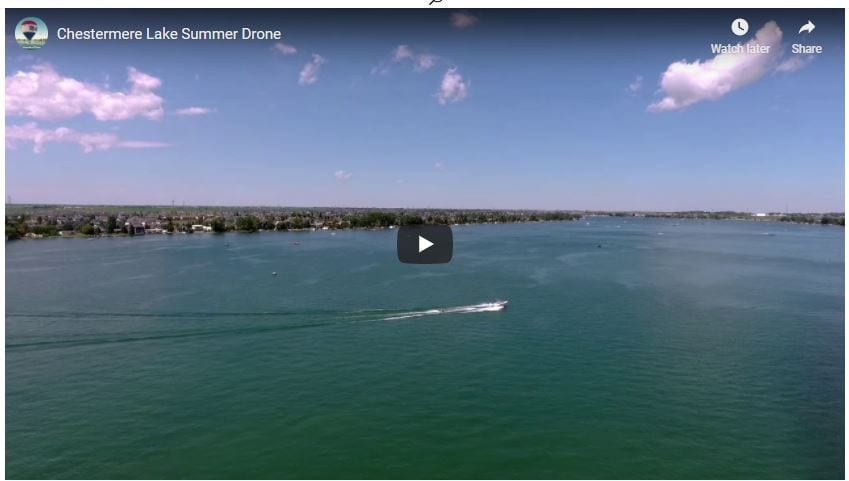 boating on Chestermere lake