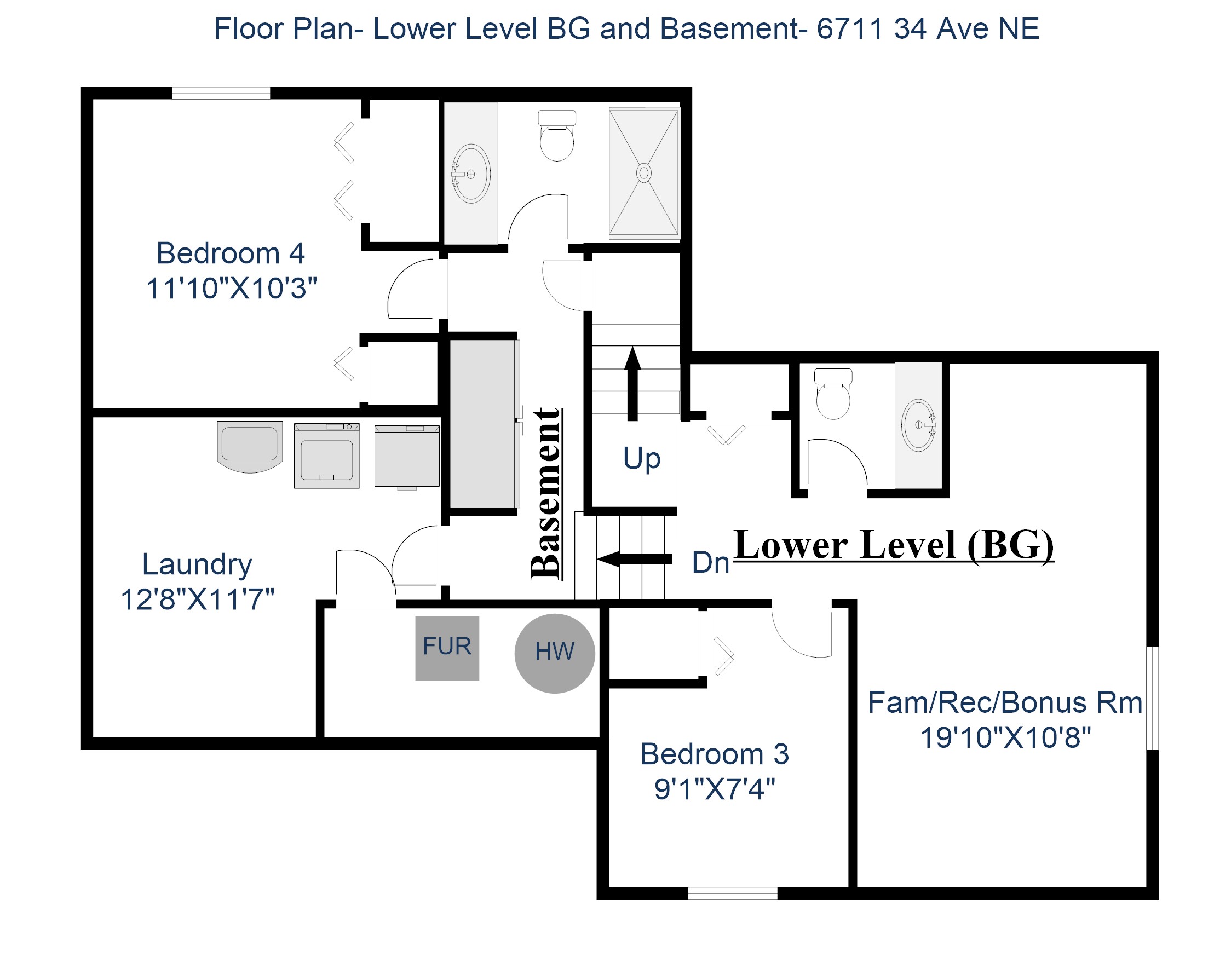 6711 34 Ave Lower Floor Plan