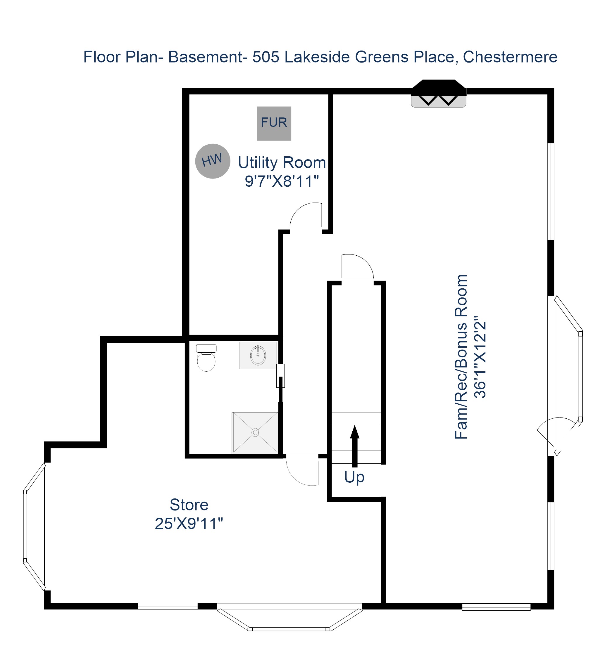 505 Lakeside Greens Place Walkout Floor Plan