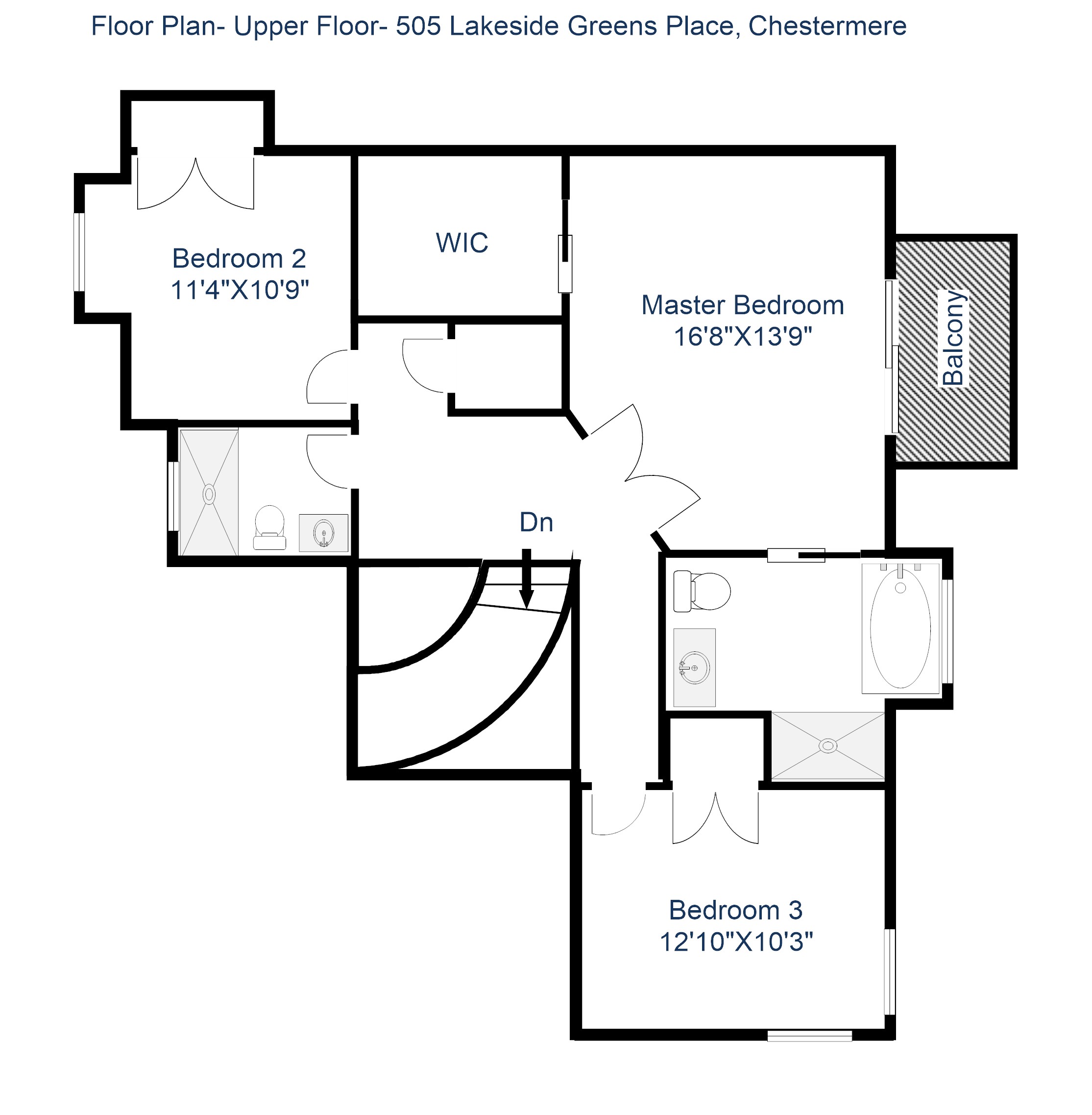 505 Lakeside Greens Place Second Floor Plan